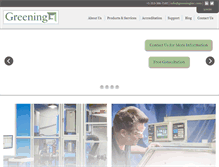 Tablet Screenshot of greeninginc.com